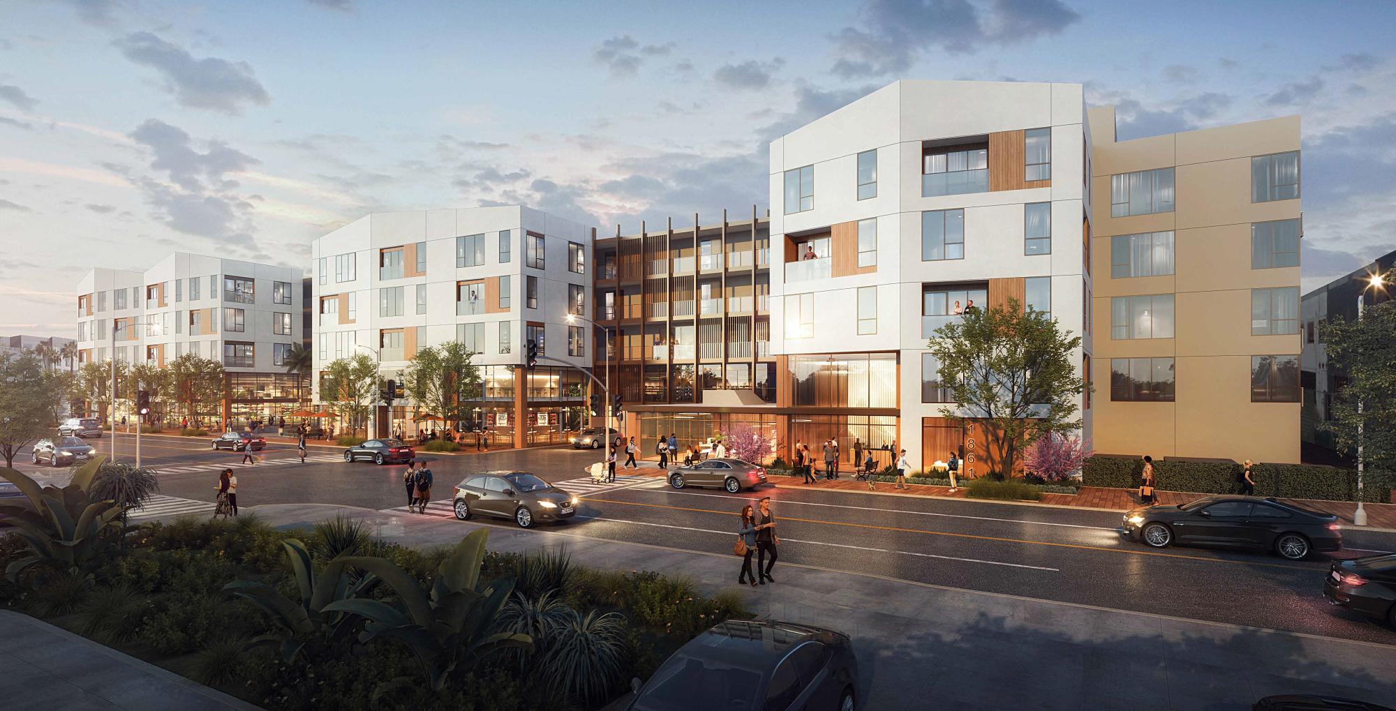 Mixed-use apartment building planned at 1861 S. Bundy Drive